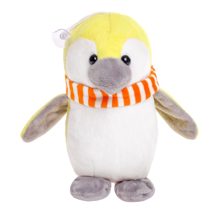 Мягкая игрушка "Пингвин с шарфом", 15 см, МИКС