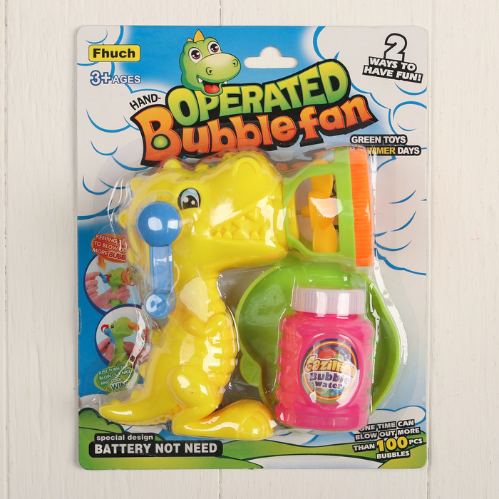 Мыльные пузыри "Динозавр" 67877  МИКС