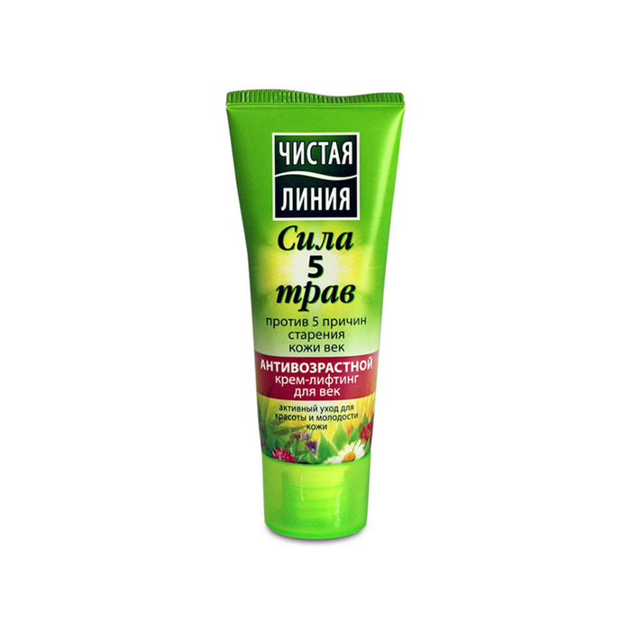 Ночной крем-лифтинг для век Чистая Линия "Сила 5 трав", 25 мл