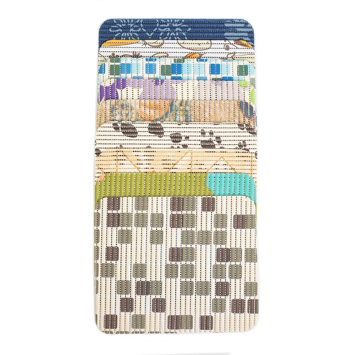 Коврик противоскользящий 25х32 см "Камушки", дизайн МИКС 2989745