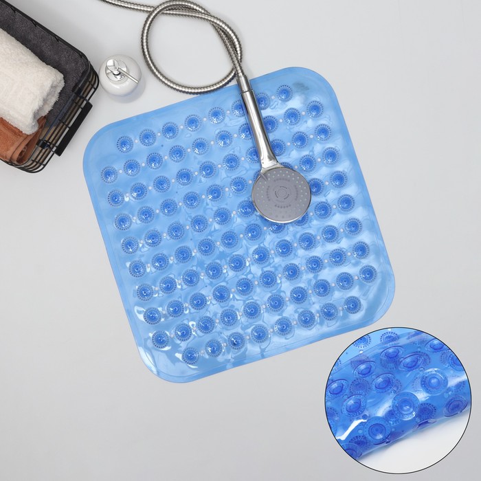 Коврик для душа "Шарики", цвет МИКС