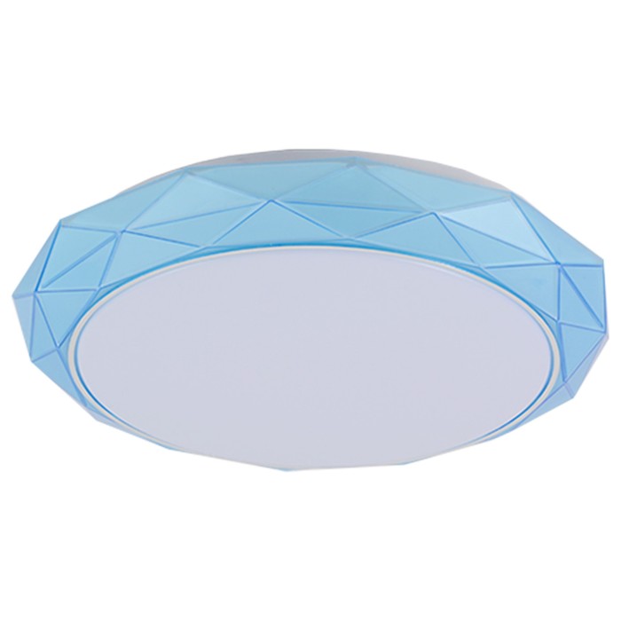 Светильник "Кристалл" 1x72Вт LED голубой 50x50x7см