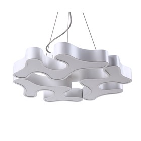 

Люстра "Клякса" 1x87Вт LED белый 62x62x150см