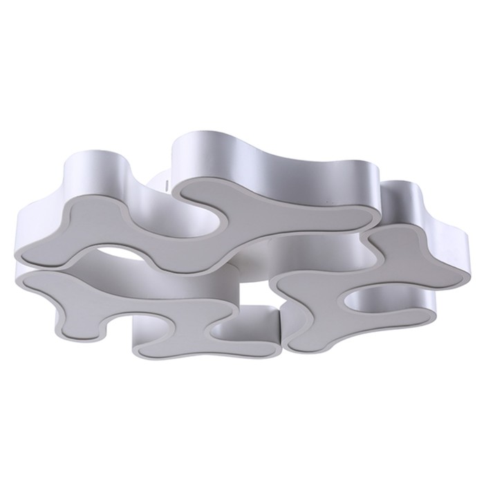 Люстра "Клякса" 1x87Вт LED белый 62x62x15см