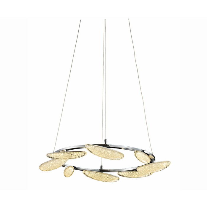 Люстра "Тионит" 8x6Вт LED хром 60x60x120см