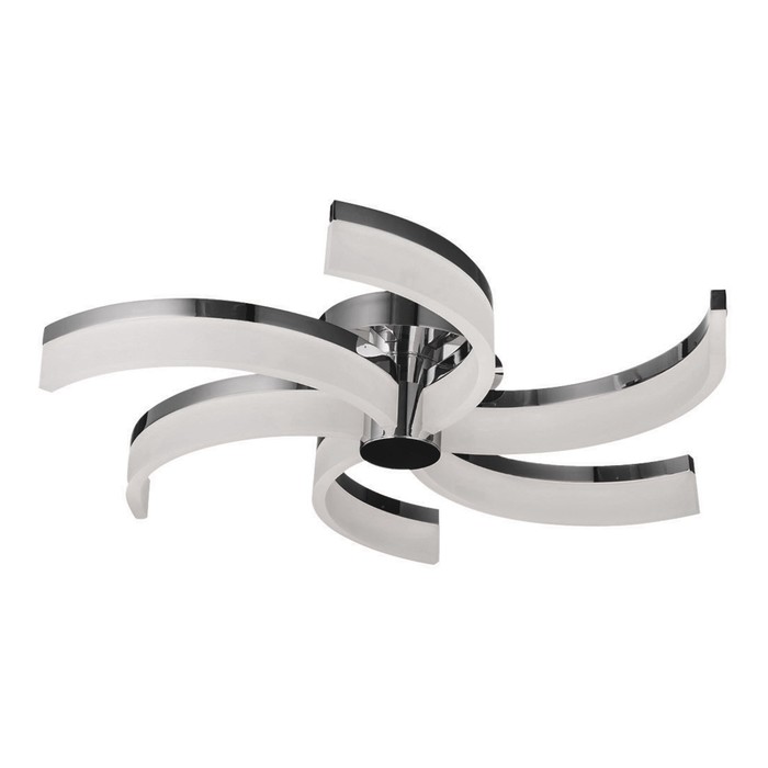 Люстра "Фейерверк" 6x12Вт LED хром 76x76x13см