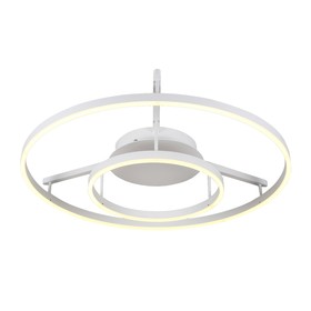 

Люстра "Тор" 2x30Вт LED 6000К белый 60x60x15см