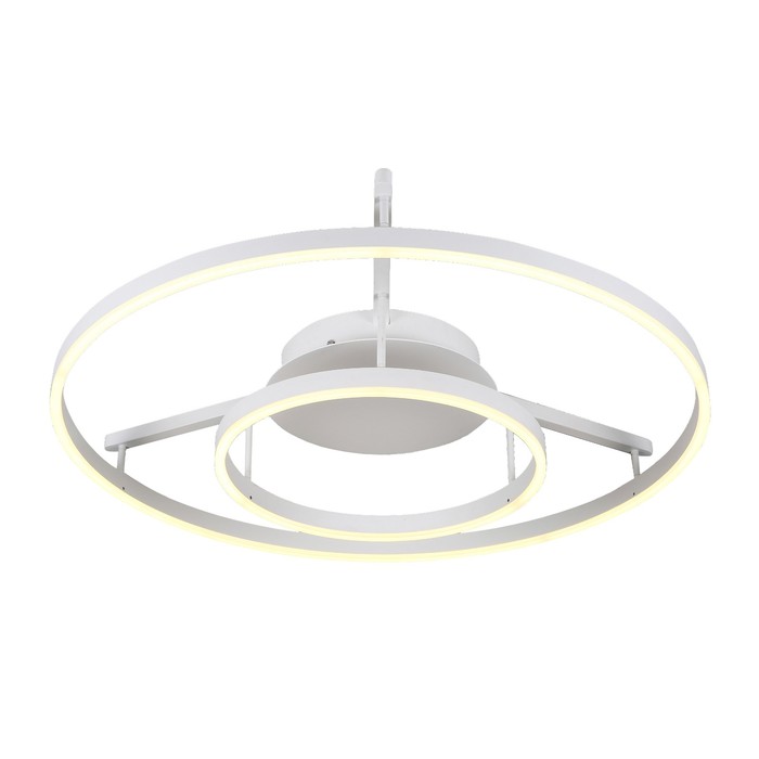 Люстра "Тор" 2x30Вт LED 4000К белый 60x60x15см