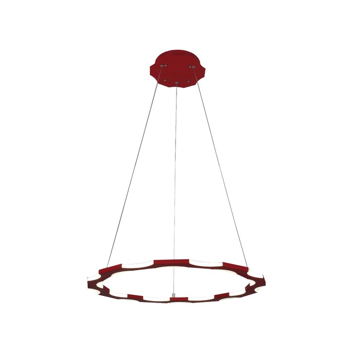 Светильник "Тор-байт" 1x60Вт LED красный 67,5x67,5x110см