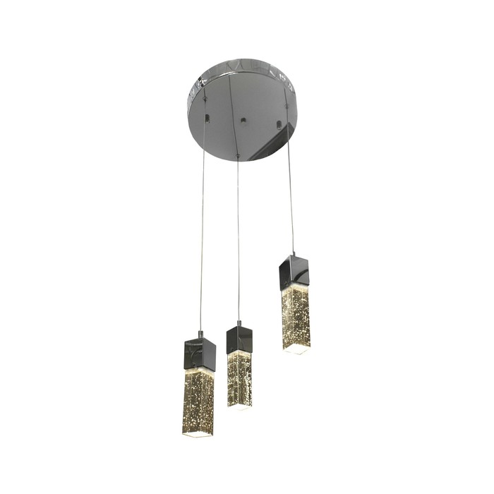 Светильник "Аква" 3x5Вт LED хром 30x30x130см