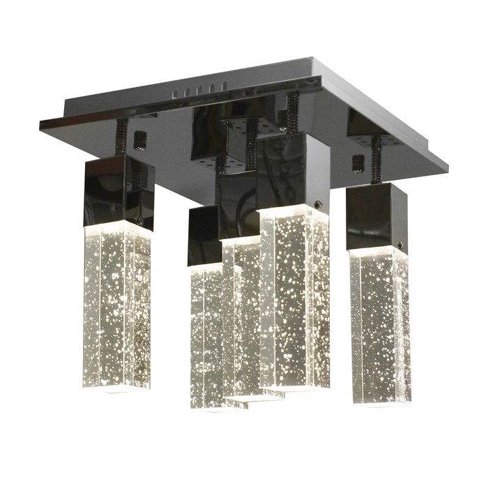Люстра "Аква" 5x5Вт LED хром 32x32x29см