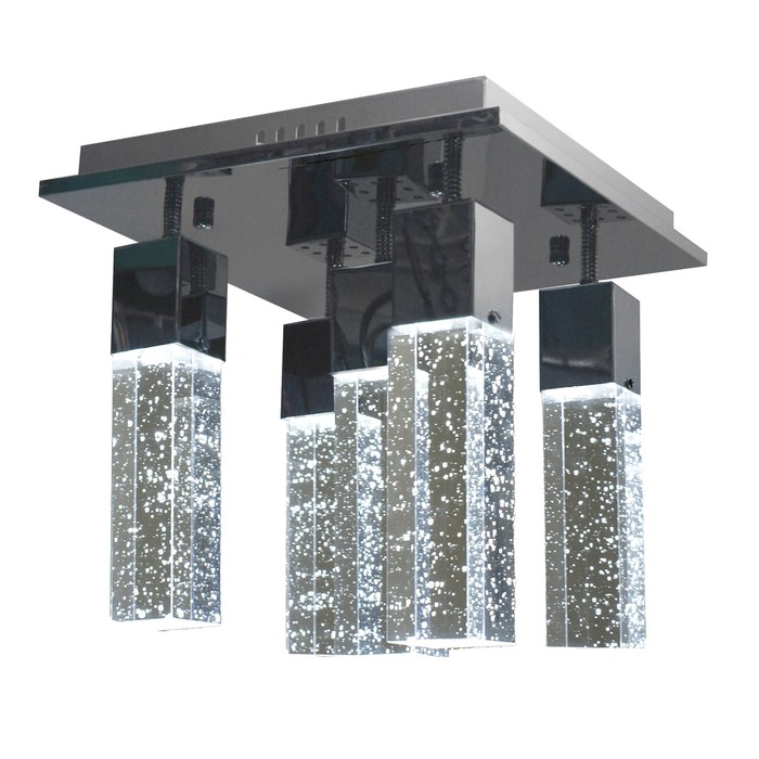 Люстра "Аква" 5x5Вт LED хром 32x32x29см