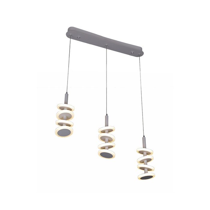 Светильник "Пружинки" 3x12Вт LED белый 57x57x110см