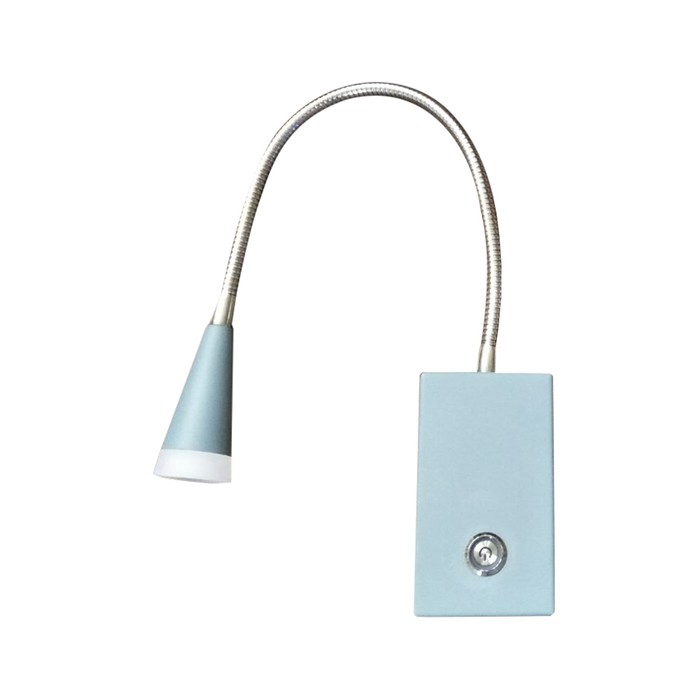 Бра "Лайт" 1x3Вт LED 4000К cерый 6x3x46см