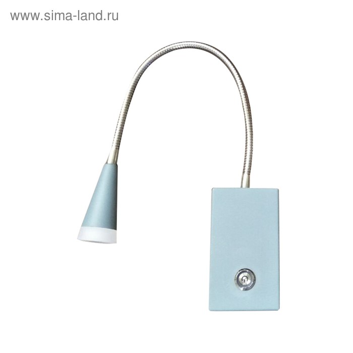 фото Бра "лайт" 1x3вт led 4000к cерый 6x3x46см kink light