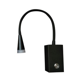 

Бра «Лайт», 1x3Вт LED чёрный 6x3x46 см
