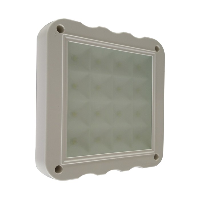 Светильник "Сигма" 1x8Вт LED белый 22,5x22,5x3,5см