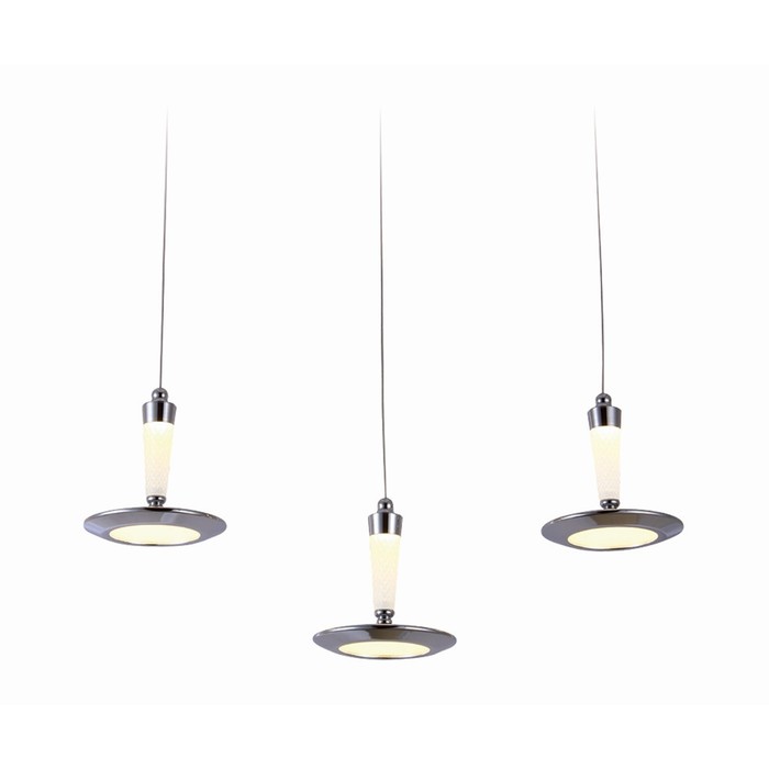 Светильник "Спайк" 3x9Вт LED хром 55x13x120см