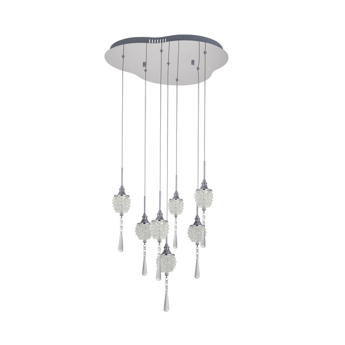 Светильник "Софи" 7x5Вт LED хром 50x50x120см