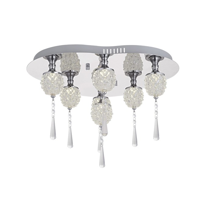 Люстра "Софи" 7x5Вт LED хром 50x50x34см