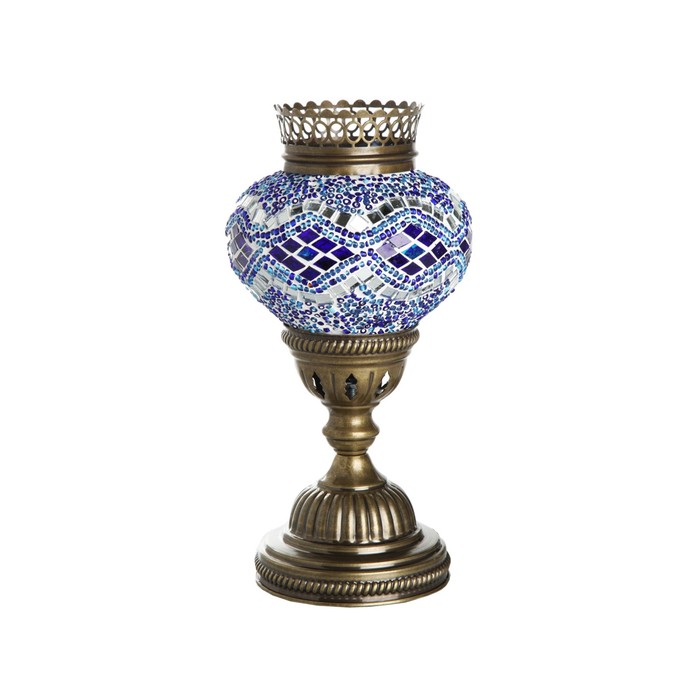 Настольная лампа "Марокко" 1x40Вт E14 бронза 12x12x26см