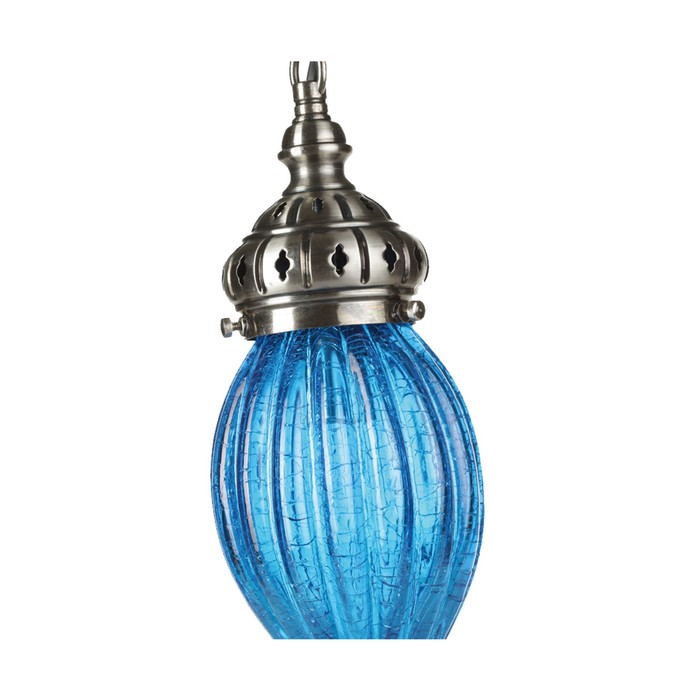 Светильник "Алладин" 1x40Вт E14 никель 10x10x80см