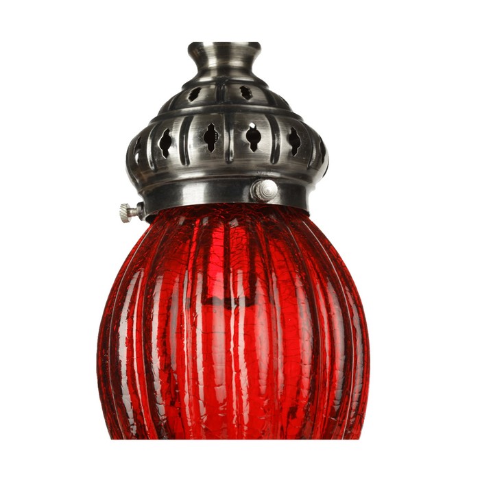 Светильник "Алладин" 1x40Вт E14 никель 10x10x80см