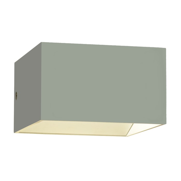 Бра "Куб" 1x5Вт LED серебро 10x10x6см