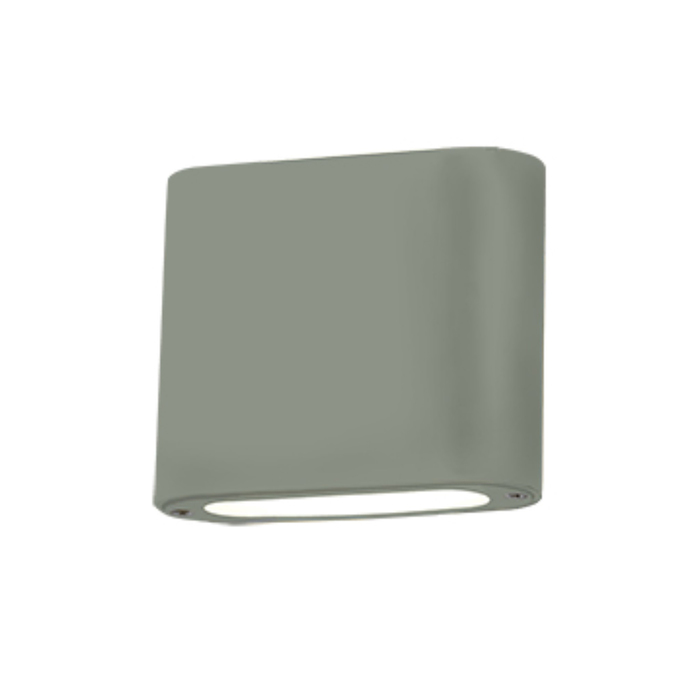 Бра "Фигура" 2x3Вт LED серебро 10x4x8,5см