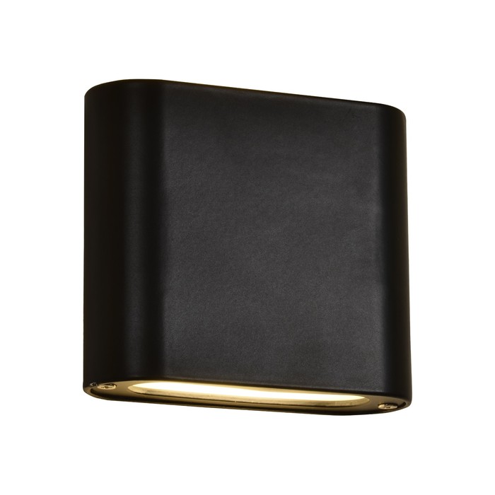 Бра "Фигура" 2x3Вт LED черный 10x4x8,5см