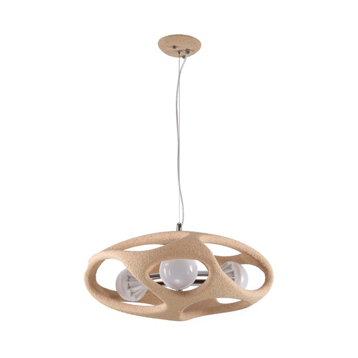 Светильник "Тимон" 3x15Вт E27 кремовый 50x50x120см