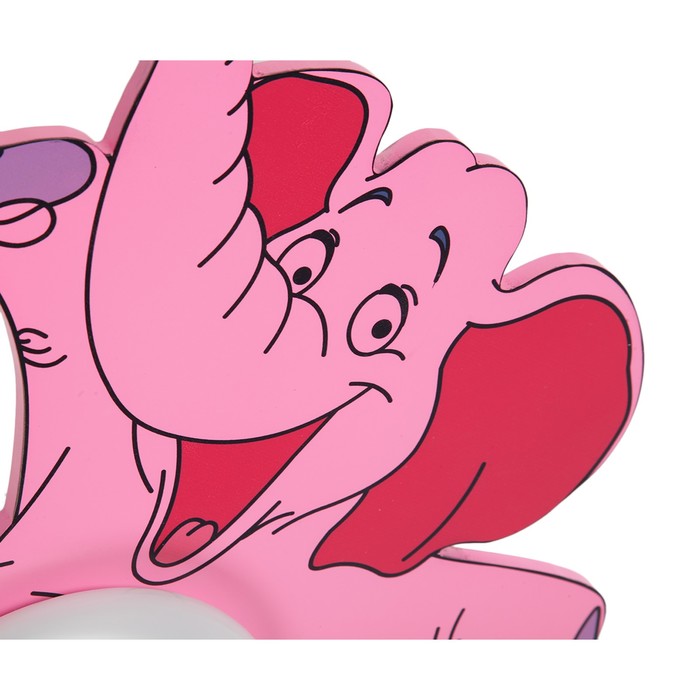 Люстра "Слоненок" 1x4Вт LED розовый 35x35x10см