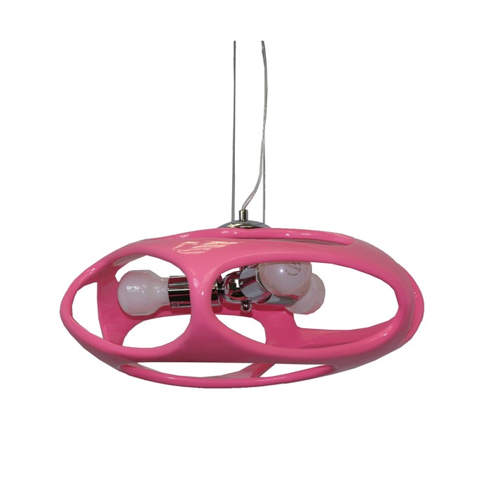 Светильник "Тимоша" 3x15Вт E27 розовый 45x45x120см