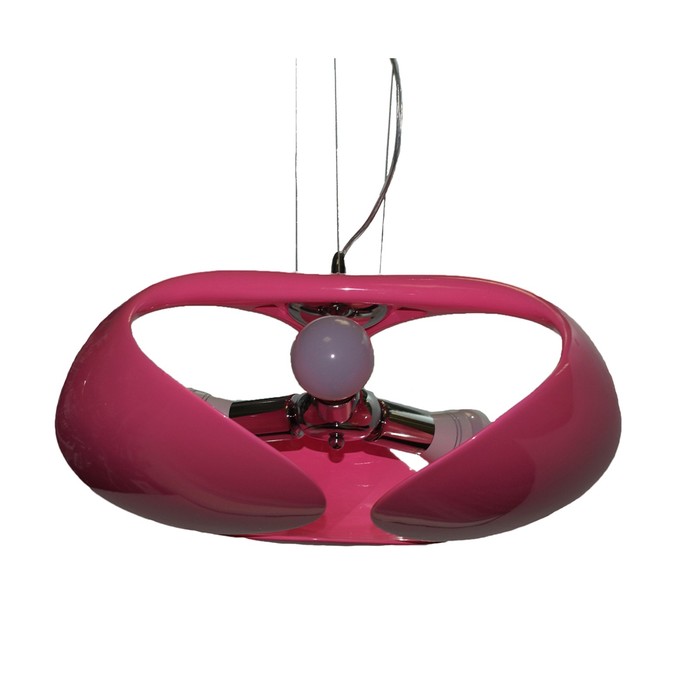 Светильник "Франт" 3x15Вт LED розовый 50x50x120см