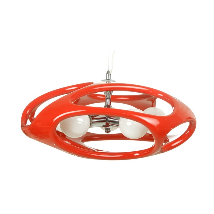 Светильник "Тимон" 5x15Вт E27 красный 50x50x120см