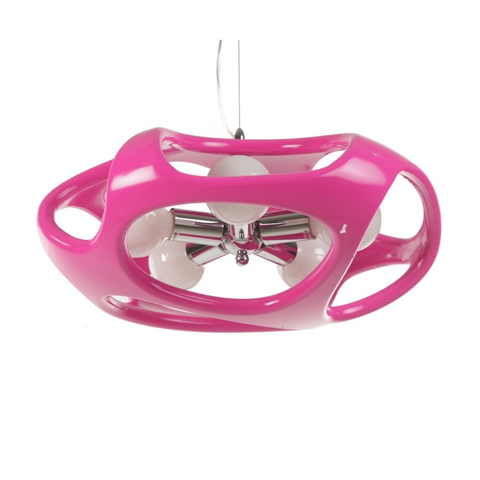 Светильник "Тимон" 5x15Вт E27 розовый 50x50x120см