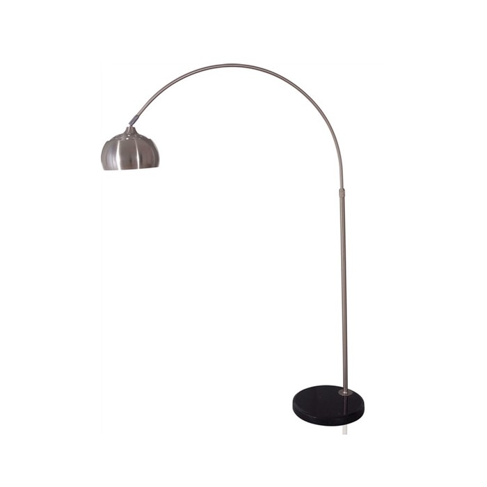 Торшер "Альфаси" 1x40Вт E27 никель 110x110x155см