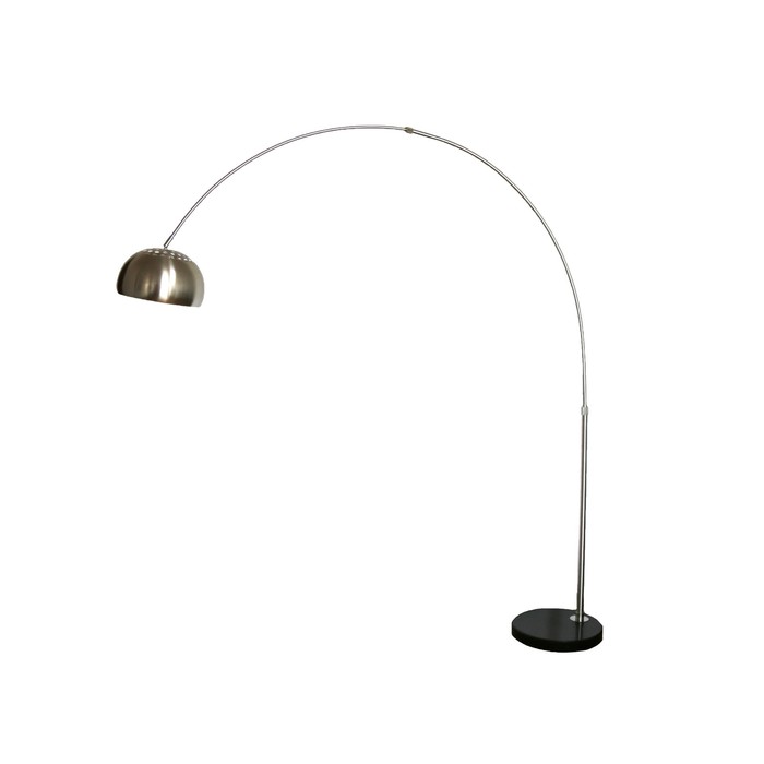 Торшер "Альфаси" 1x40Вт E27 никель 190x190x210см