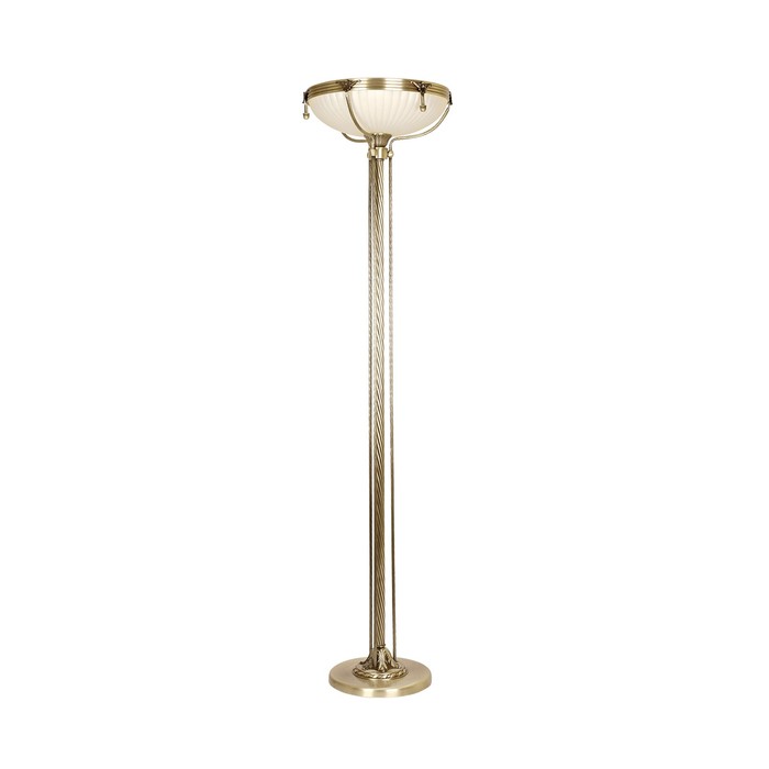 Торшер "Жасмин" 3x60Вт E27 бронза 40x40x168см