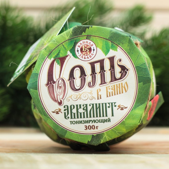 Соль в баню тонизирующая "Эвкалипт", 300 г