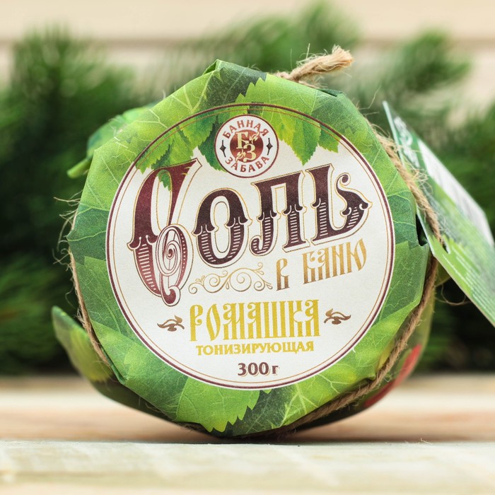 Соль в баню тонизирующая "Ромашка", 300 г