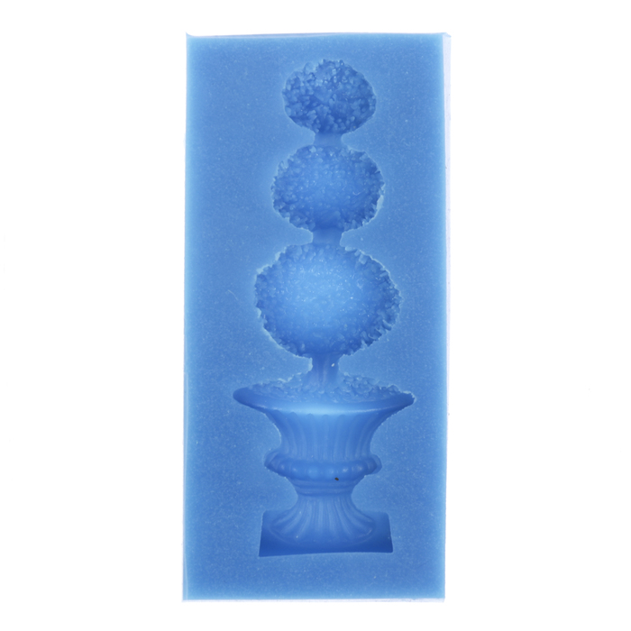 Молд силикон для полимерной глины "Топиарий 2" 6,5х2,5 см