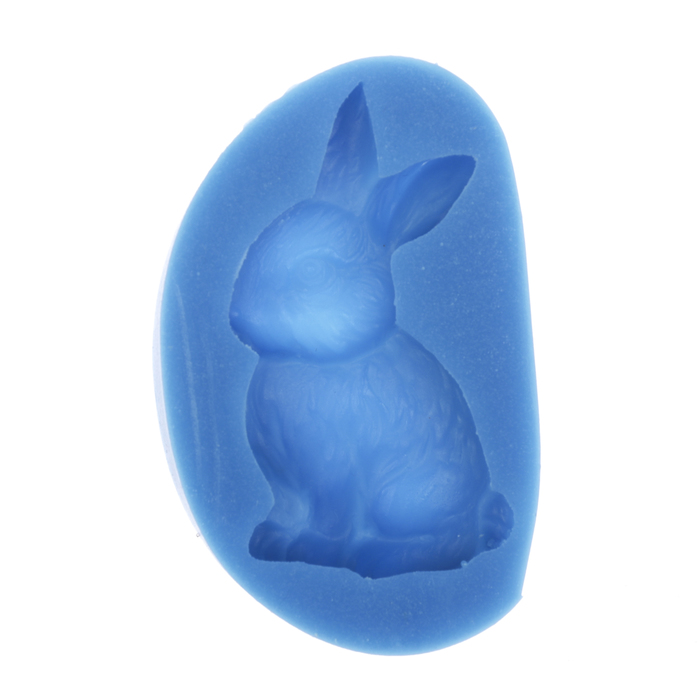 Молд силикон для полимерной глины "Кролик" правый 4,7х2,7 см