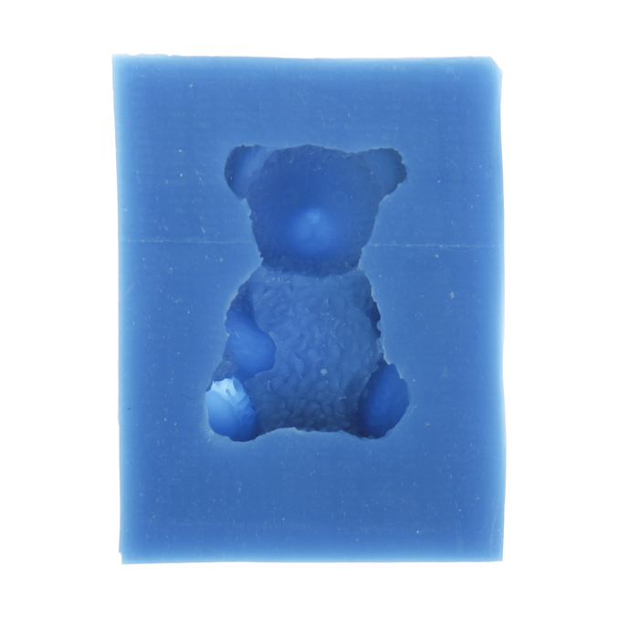 Молд силикон для полимерной глины "Медвежонок" 3х4 см