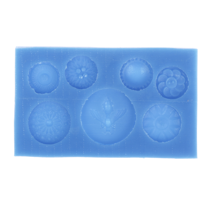 Молд силикон для полимерной глины "Пуговки"