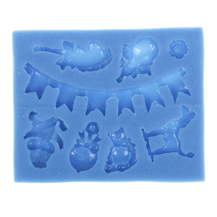 Молд силикон для полимерной глины "Детские игрушки"