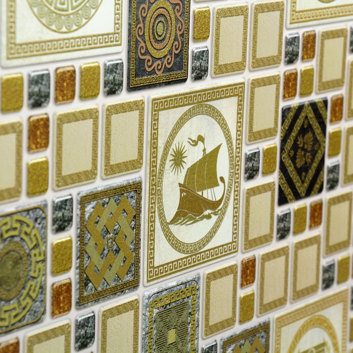 Панель ПВХ Мозаика "Эллада", 954*478*0,4мм