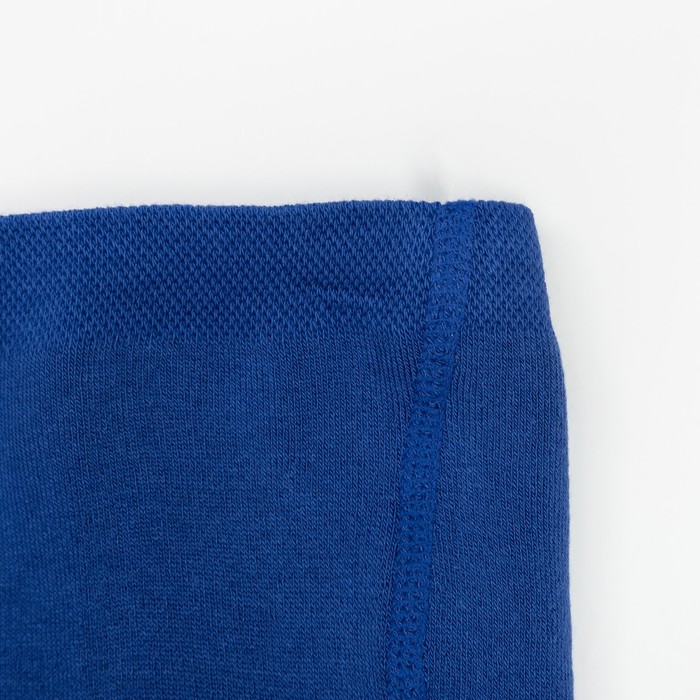 Колготки детские плюшевые С661(С) "Пират" цвет васильковый, рост 74-80