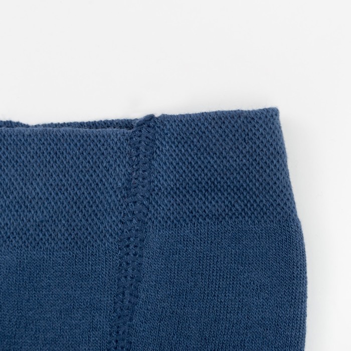 Леггинсы детские плюшевые С504(С) "Орнамент с зайцами" цвет деним, рост 98-104