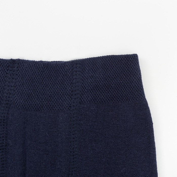 Леггинсы детские плюшевые С504(С) "Орнамент" цвет тёмно-синий, рост 116-122